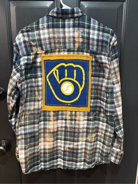 Brewers upcycled flannel